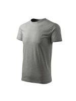 Malfini Heavy New Free M MLI-F3712 tmavo šedé melanžové tričko