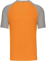 Kariban K 330 Baseballové tričko 20.K330 oranžové/svetlosivé Kariban K 330 Baseballové tričko 20.K330 oranžové/svetlosivé