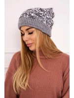 Bublinková čiapočka K219 sivá