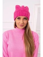 Dámska čiapka Danuta K331 ružová