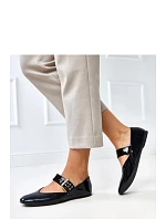 Dámske baleríny GL10-1 čierne - Solea