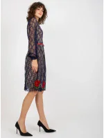 LK SK 507018 šaty.60P tmavo modrá