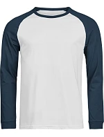 Tee Jays TJ 1170 Baseballové tričko s dlhým rukávom „Unlabeled“ 18.1170 biele/čierne Tee Jays TJ 1170 Baseballové tričko s dlhým rukávom „Unlabeled“ 18.1170 biele/čierne