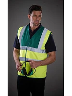 Bezpečnostná vesta Yoko HVW 100 Hi-Vis 79.W100, limetková Bezpečnostná vesta Yoko HVW 100 Hi-Vis 79.W100, limetková