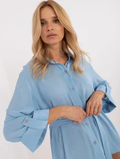 Košeľa LK KS 509698.79 modrá