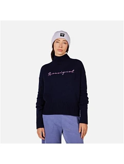 Dámsky sveter ROSSIGNOL W SIGNATURE SWEATER, tmavomodrý