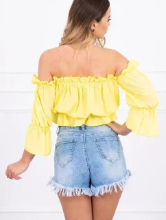 Španielska blúzka žltá