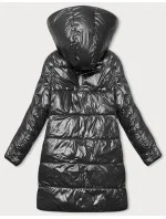 Dámska hrubá obojstranná zimná bunda black-khaki (V768g) Dámska hrubá obojstranná zimná bunda black-khaki (V768g)