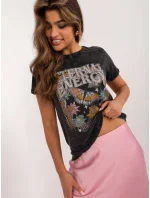 Blúzka D12048M02556F tmavosivá