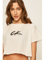 Plážový top KW0KW01006-YCD biela - Calvin Klein