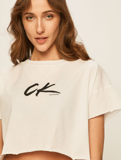 Plážový top KW0KW01006-YCD biela - Calvin Klein