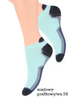 Dámske členkové ponožky Steven art.050