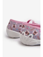 Kapcie Baleriny W Pieski Befado 116Y325 Różowe