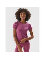 Dámske rýchloschnúce tréningové tričko regular fit 4F 4FWAW24TFTSF1011-53S