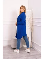 Sveter s netopierími rukávmi nevädzovo modrý Sveter s netopierími rukávmi nevädzovo modrý