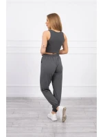 Grafitová súprava top+nohavice