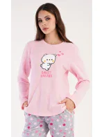 Dámske pyžamo dlhé Mačiatko Dámske pyžamo dlhé Mačiatko