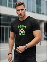 Pánske tričko WORTHY MEN gift black FashionStreet NX0103R Pánske tričko WORTHY MEN gift black FashionStreet NX0103R