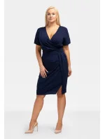 Dámske šaty SA958 modré - Karko Dámske šaty SA958 modré - Karko
