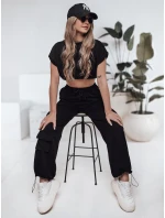 Dámsky set CHICBASE black FashionStreet AY1121 Dámsky set CHICBASE black FashionStreet AY1121