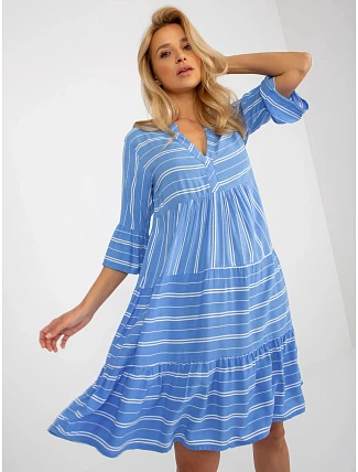 Dámske šaty D73771M30214F modré – FPrice
