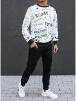 FashionStreet pánska biela mikina BX5757