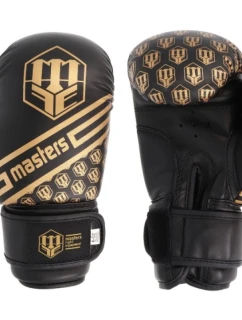 RPU-20 MASTERS 4 oz čierno-zlaté boxerské rukavice