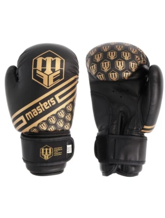 RPU-20 MASTERS 4 oz čierno-zlaté boxerské rukavice