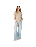 Champion Dámske tričko s krátkym rukávom Beige 118408 MS041