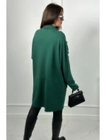 Kapska s vreckami tmavo zelená