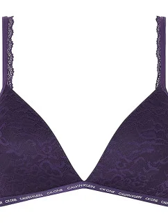 Dámska vystužená podprsenka CK1 Lace-Light QF6199E-VOM - Calvin Klein