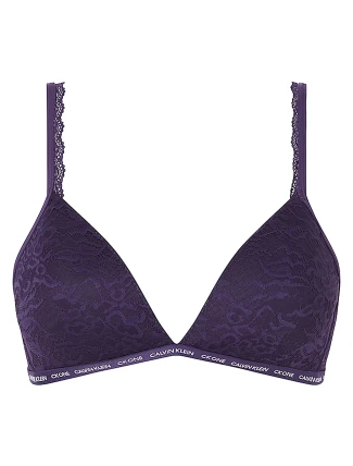 Dámska vystužená podprsenka CK1 Lace-Light QF6199E-VOM - Calvin Klein