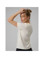 Dámske voľné tričko s potlačou 4F 4FRAW25TTSHF3409-12S