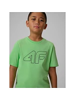 Chlapčenské tričko s potlačou 4F 4FJRSS26TTSHM3599-10S