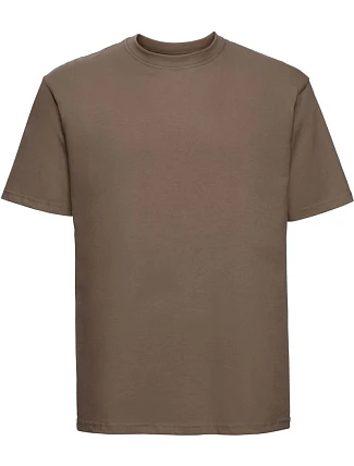Tričko Russell Athletic 180M z hrubej bavlny „Authentic“ 10.180M, farba mocha