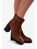 Zateplené čižmy z prírodného semišu Vinceza 91172 Camel Zateplené čižmy z prírodného semišu Vinceza 91172 Camel