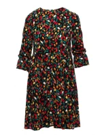 M521 Šaty s nariasenými rukávmi - model 6