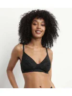 DIM DAILY DENTELLE WIREFREE SOFT CUP BRA - DIM - čierna