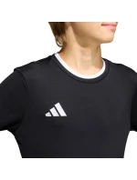 Adidas Entrada 26 detské tričko s dlhým rukávom čierne KF5879