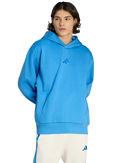 Pánska mikina adidas ALL SZN Fleece Hoodie blue KC3182 pánske farby