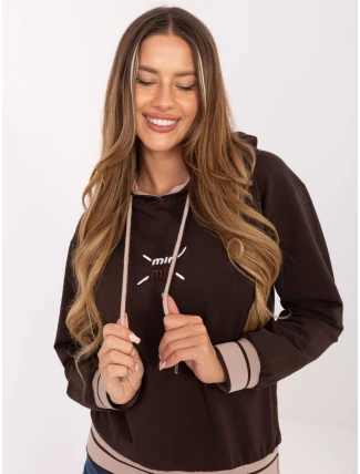 Blúzka RV BL A857.47 tmavohnedá