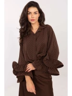 Košeľa s dlhým rukávom model 222149 Taliansko Moda