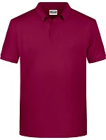 Daiber 8010 Pánske polo tričko z bio bavlny 02.8010 wine Daiber 8010 Pánske polo tričko z bio bavlny 02.8010 wine