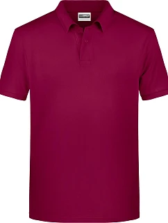 Daiber 8010 Pánske polo tričko z bio bavlny 02.8010 wine