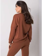 Mikina RV BL 6080.19 tmavo hnedá