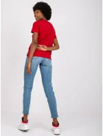 Tričko TW TS 1004.24x tmavo červená