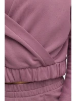 B292 Mikina s kapucňou vpredu - heather