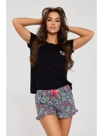 DÁMSKE PYŽAMO KR 520/334 SYMBOLY LÁSKY