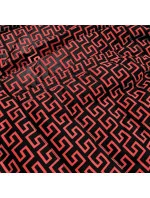 Tmavo modro-červená dámska bunda parka 2 v 1 (W702BIG)