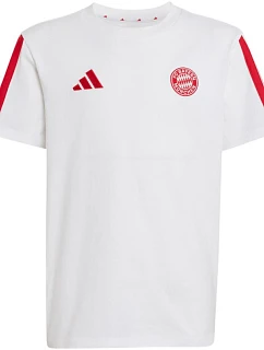 Detské tričko adidas FC Bayern Muenchen červeno-biele KG2591
